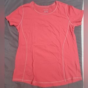 Columbia Shirt Womens X Large Pink Short Sleeve Omni Wick